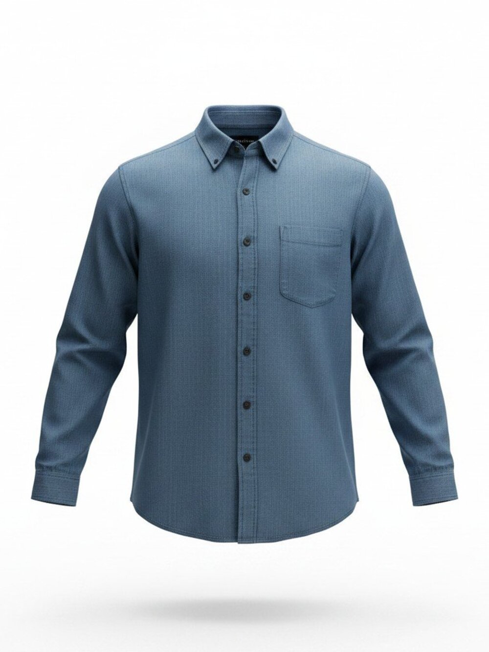 Eddie Bauer Classic Fit Blue Button-Down Shirt - Size Men’s TL